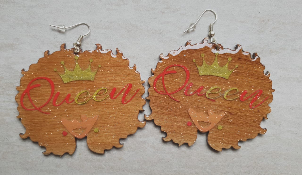 Boucles d'oreilles Queen