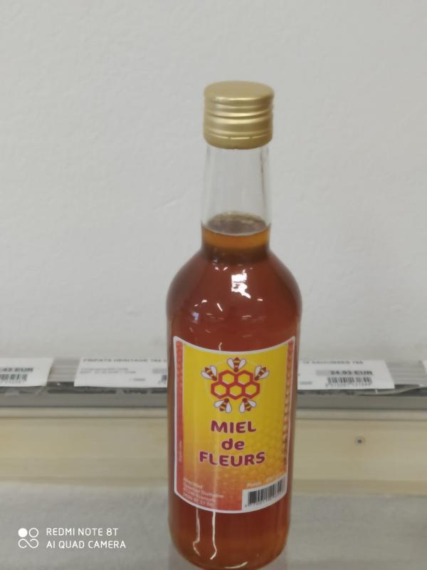 Miel de fleurs bouteille 50CL