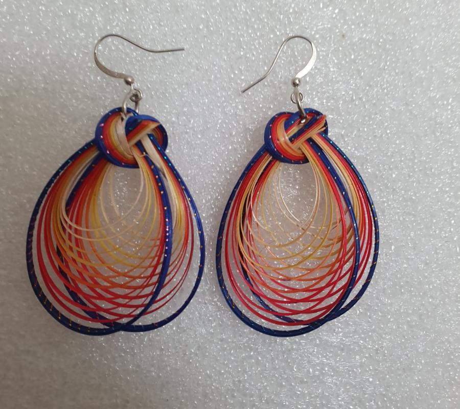 boucles d'oreilles bambou
