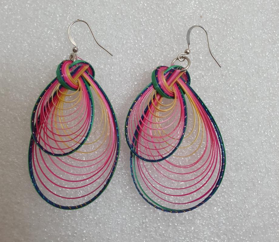 boucle d'oreilles bambou