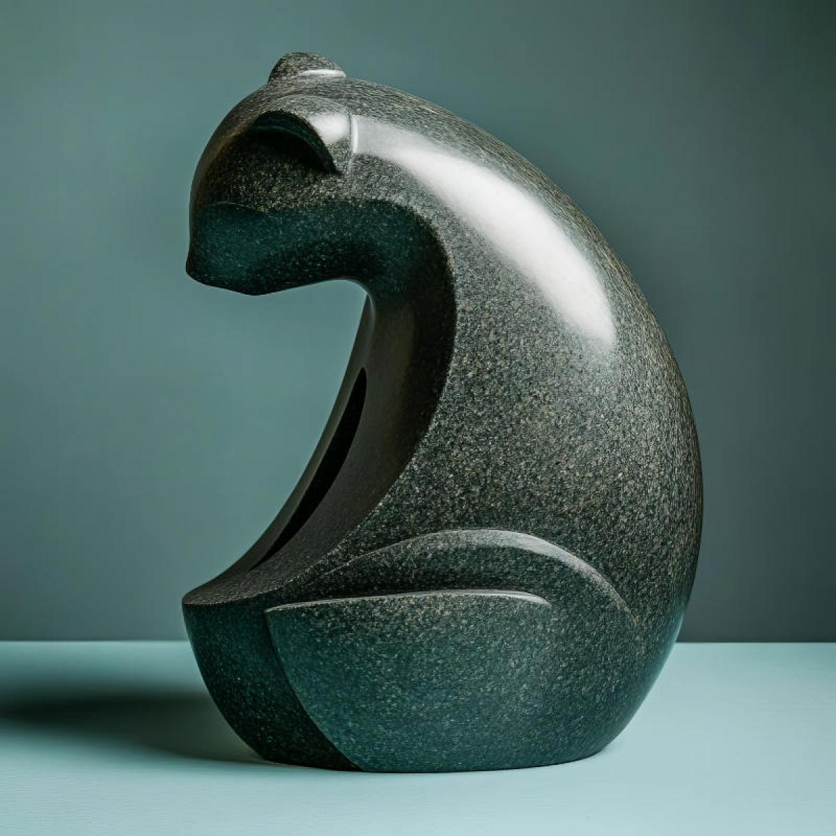 Sculpture  un ours stylisé
